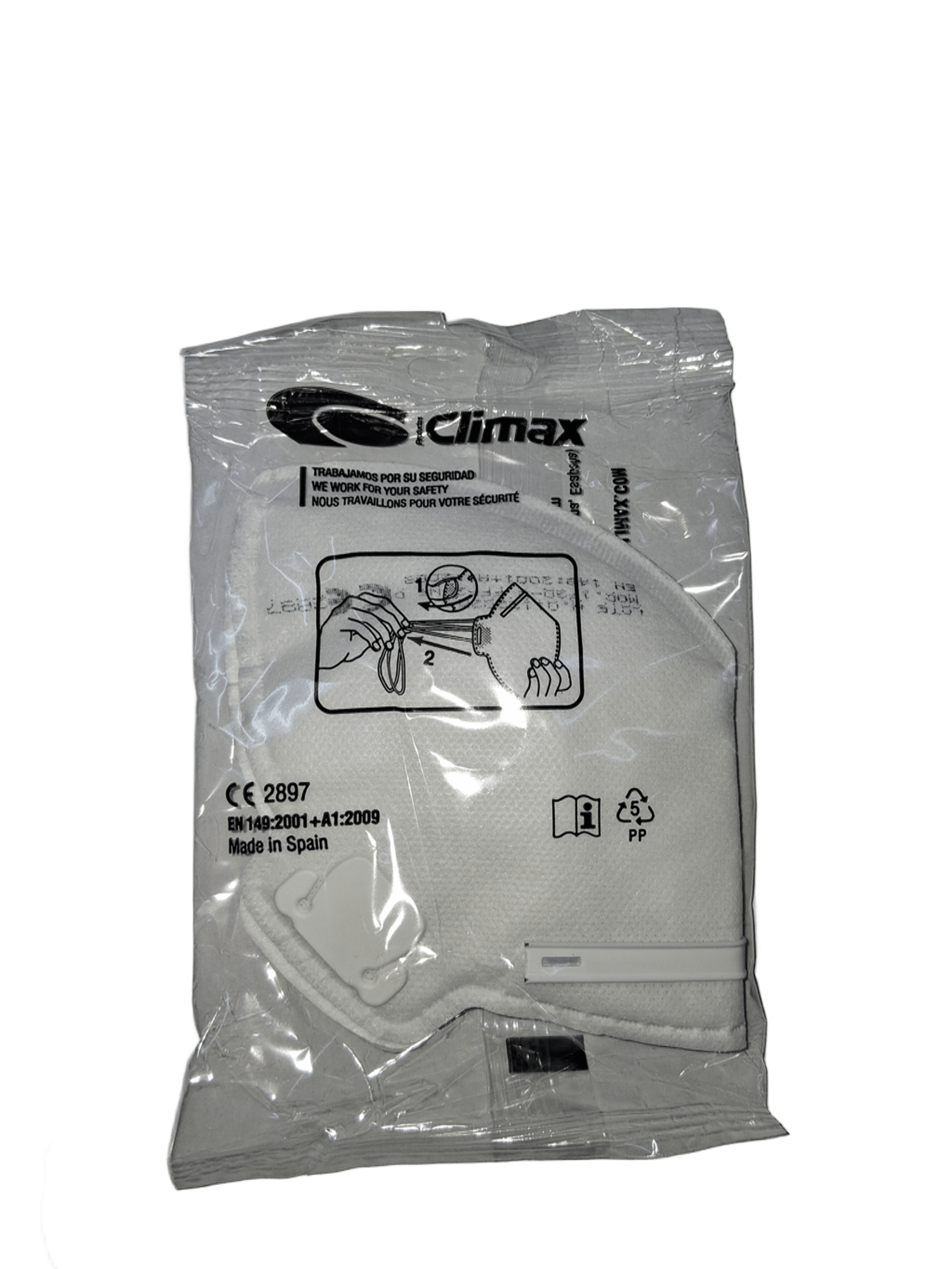 CLIMAX 12 Pack / Disposable Face Mask with Breathing Valve
